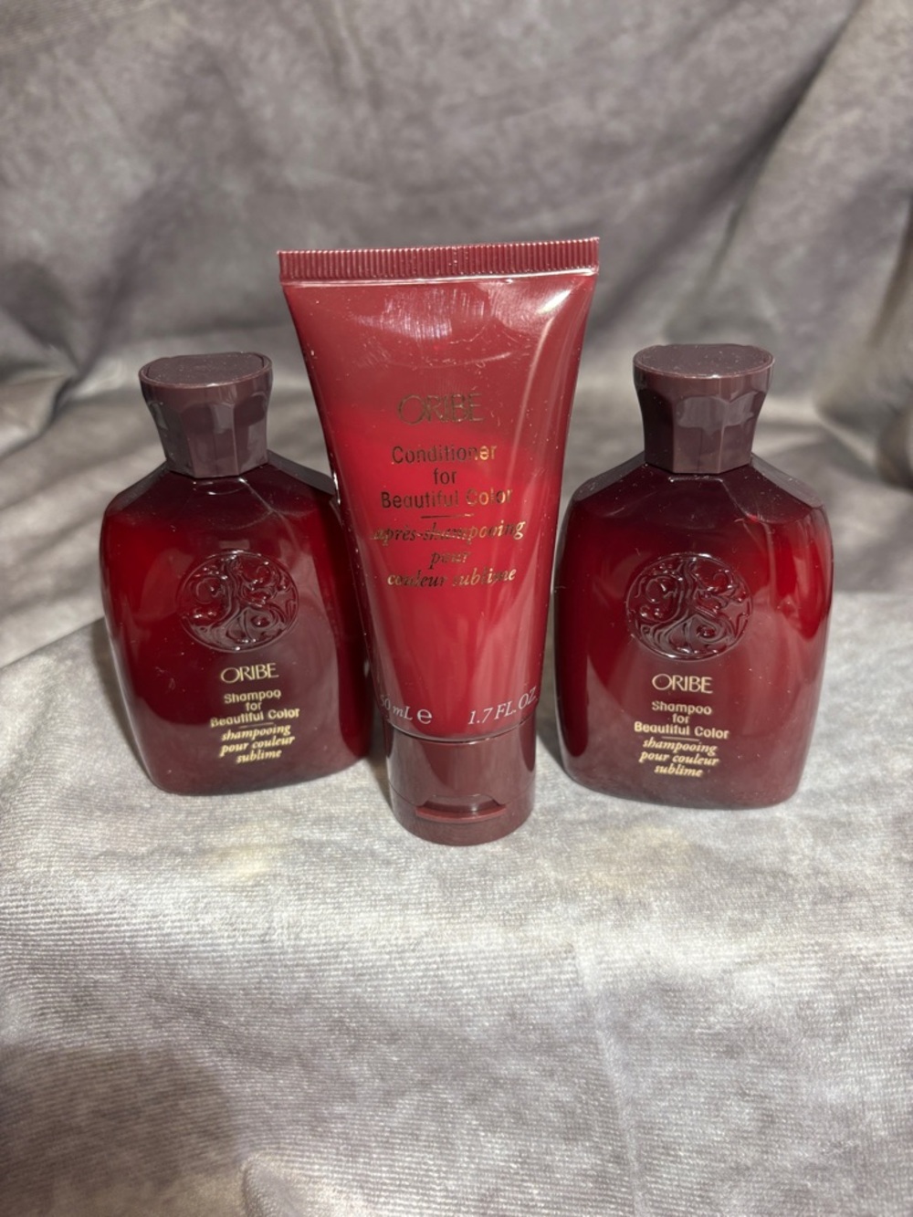 Oribe Beautiful Color Trio -  2 shampoo 1 conditioner-blonde